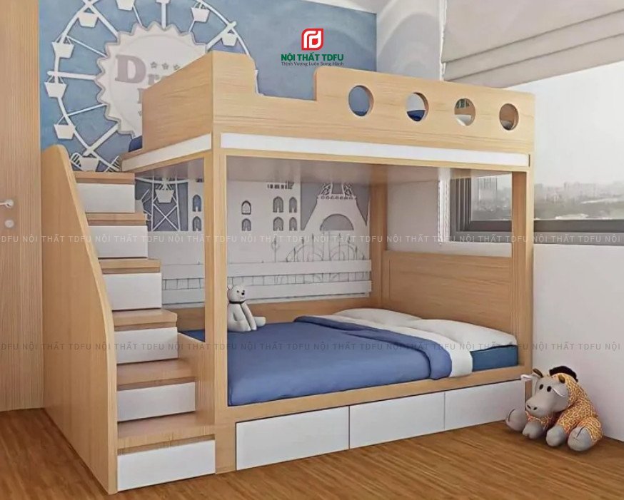 Một số mẫu thiết kế giường tầng cho bé được ưa chuộng nhất 2022