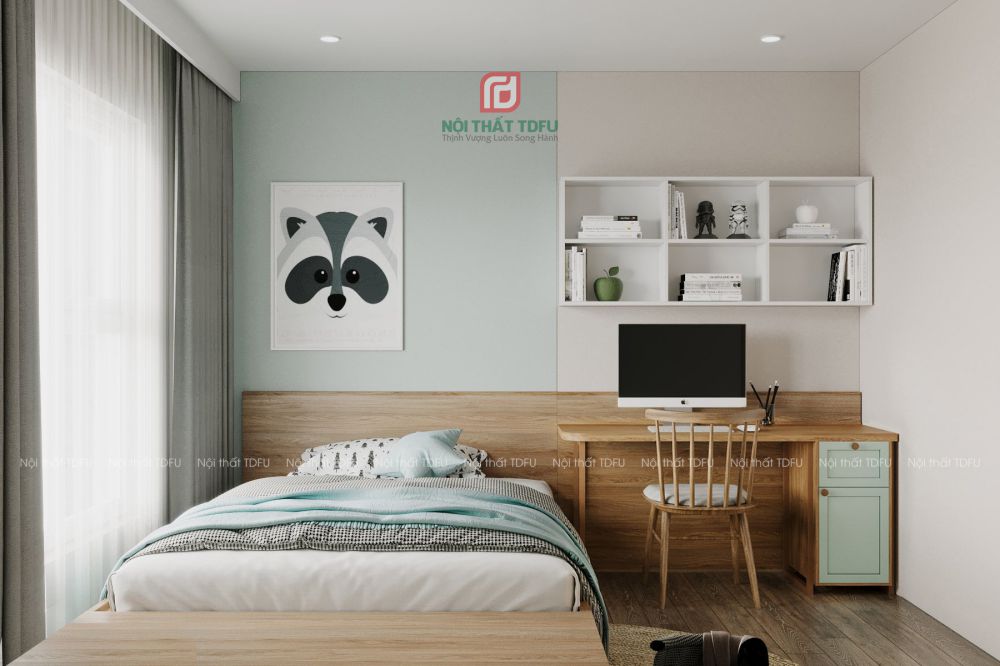 Thiết kế phòng ngủ 3x3m cho bé trai Tiên Lãng, Hải Phòng